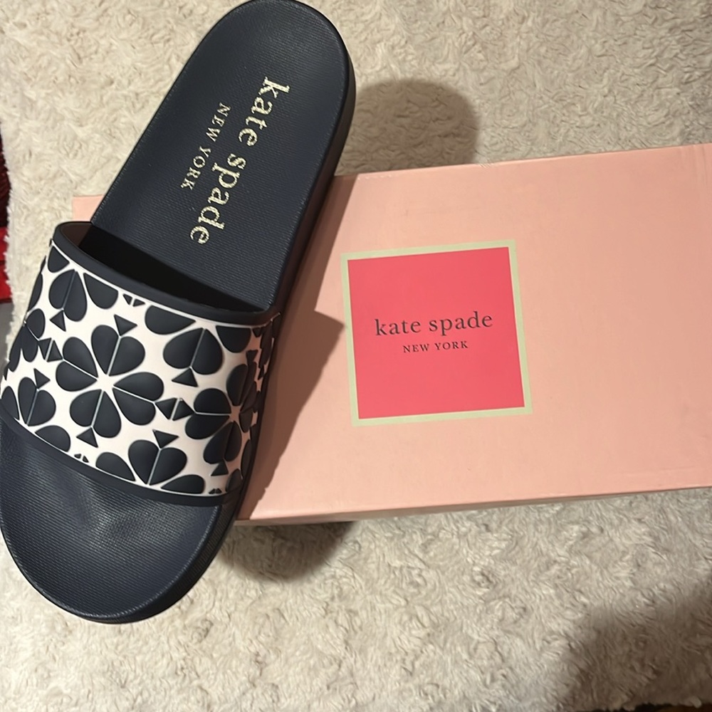 Kate Spade Logo Comfort Olympia, Slip-on, Slide Sandals Size 8b
